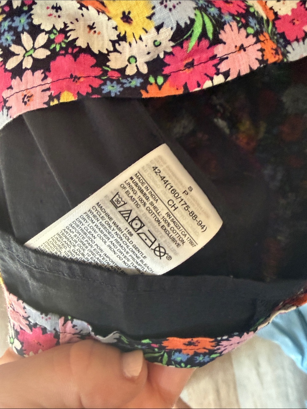 Floral Maxi Dress in Black, Pink, Yellow, White - Picture 3 of 3